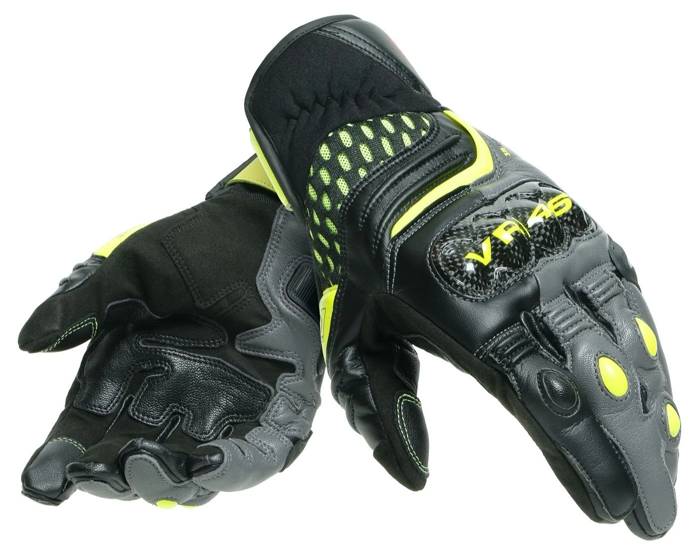 Dainese VR46 Sector Short Gloves 1 Dainese VR46 Sector Short Gloves