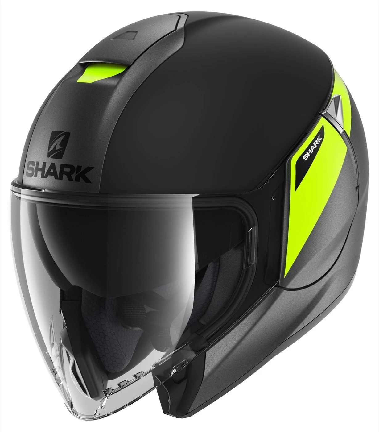Shark Citycruiser Karonn Mat Motorhelm 1 Shark Citycruiser Karonn Mat Motorhelm