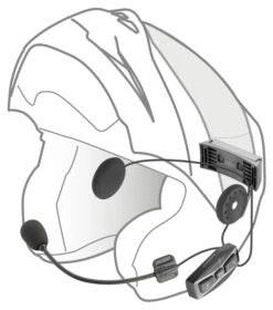 Richa U-COM 4 Bluetooth Headset -Shark Winkel 027952 000 4 Interphone UCOM4 Single Bluetooth Headset