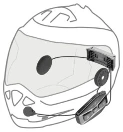 Richa U-COM 16 Twin Mesh Headset 8 Richa U-COM 16 Twin Mesh Headset -Shark Winkel 027955 000 3 Interphone UCOM16 Twin Bluetooth Headset